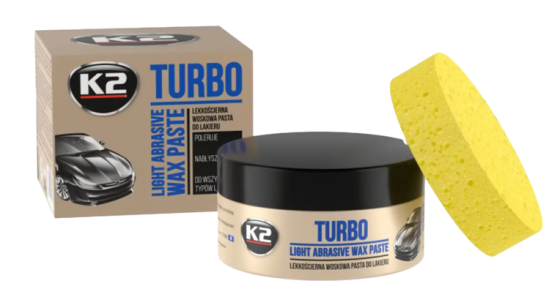 Паста для полірування з воском та губкою K2 ULTRA WAX Ковель