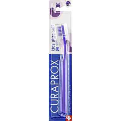 Дитяча зубна щітка Curaprox CS Kids ультрам&apos;яка d 0.09 мм (4-12 років) Фіолетовий (CS Kids-05) Вінниця