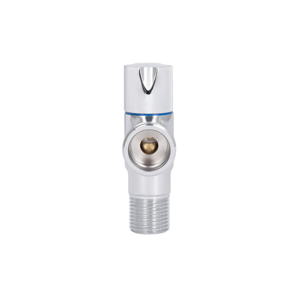 Кран кутовий Thermo Alliance Standart (ручка кругла) з керам.буксою 1/2"Н х 3/4"Н SF342W1520 Київ - фото 4