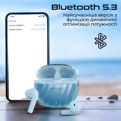 Навушники HIFuture FlyBuds3 Blue (flybuds3.blue) Вінниця - фото 2