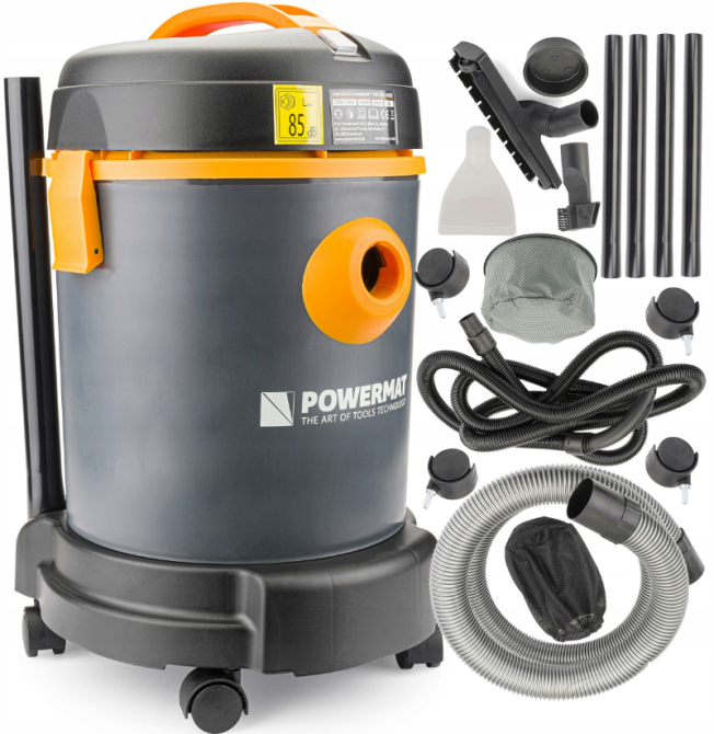 Промисловий пилосос 1600Вт 25л Powermat (Польща) Київ - фото 10