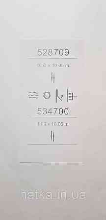 Шпалери метрові вінілові на флізеліні Sintra Vila однотонні тонка смужка під тканину білі 534700 Київ