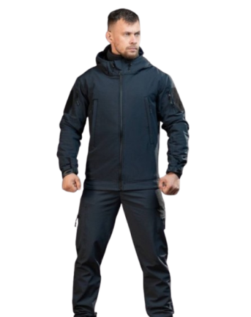 Военный демисезонный костюм (куртка, штаны и флисовая кофта) Cофтшел Softshell ДСНС ВТ4733 (размер L Винница