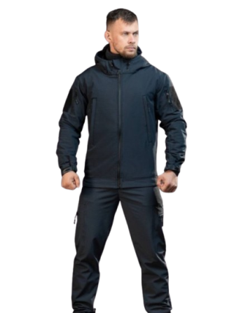 Военный демисезонный костюм (куртка, штаны и флисовая кофта) Cофтшел Softshell ДСНС ВТ4733 (размер L Винница - изображение 3