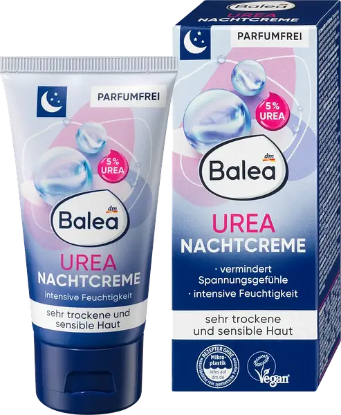 Нічний крем з косметичною сечовиною 5% Balea Urea Nachtcreme, 50 мл Київ - фото 1