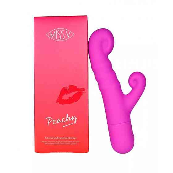 Вибратор-кролик Peachy Pretty Violet Miss V, розовый Sex Aura Киев