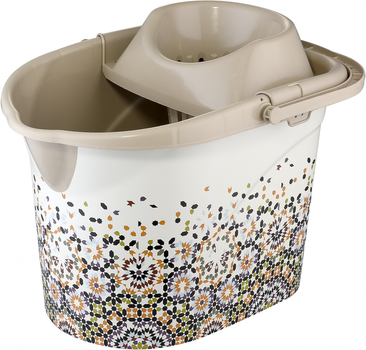 Відро МОП з віджимом 13л Мозаїка "ELIF" Харків - фото 1