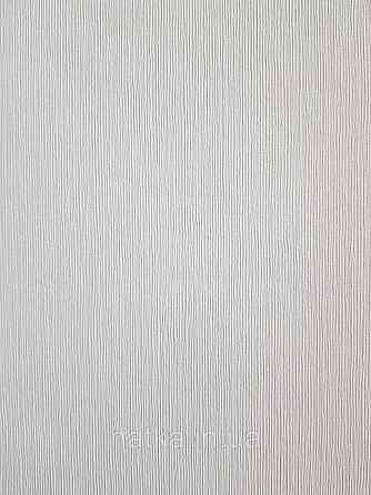 Шпалери вінілові на флізеліні Sintra Edelina однотонні тонка смужка ефект розмитості білі молочні Київ