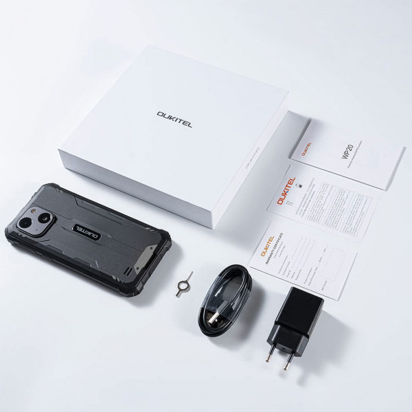 Смартфон Oukitel WP20 5.93" HD+ /4 GB / 32 GB / MTK Helio A22 / 6300 mAh / 13+5 Мп / IP69K / Orange (6931940710640) Київ - фото 9