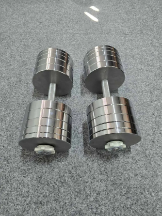 Гантелі набірні 2 по 40 кг металеві без покриття Kachai Zelezo Iron Pro Київ