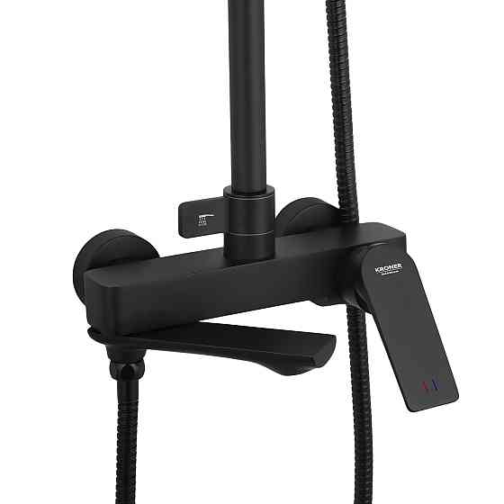 Душевая система для ванны Kroner KRP Graz - SCH063 черная Киев