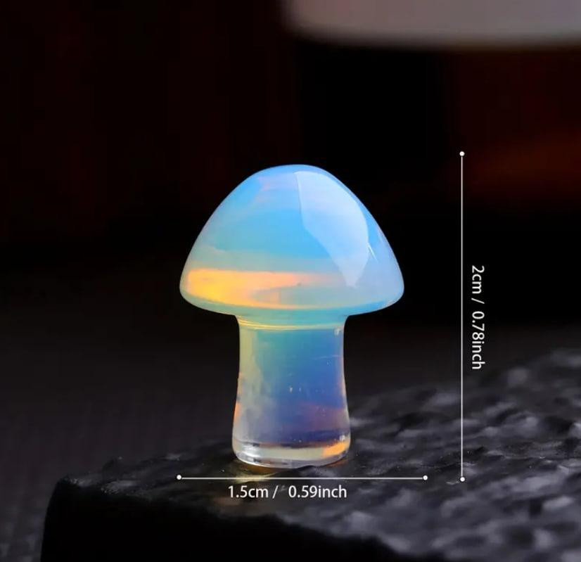 Натуральный хрустальный гриб опала для лечения чакр, рельса, медитации, энергетического баланса Киев - изображение 4