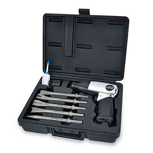 Отбойный пневматический молоток с комплектом зубил 7ед. TOPTUL GDAI0705 Одесса