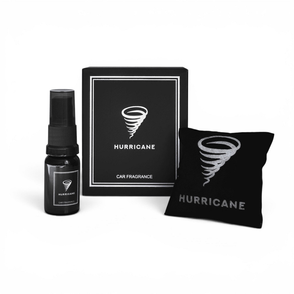 Автомобильный ароматизатор Hurricane Black Standart, аромасаше на дефлектор Чортков - изображение 1