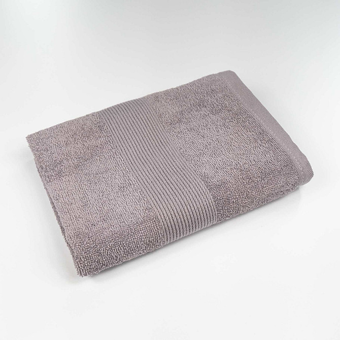 Полотенце для рук и лица махровое с Бордюром GM Textile 40х70см 400г/м2 (Кофейный) Сумы - изображение 1