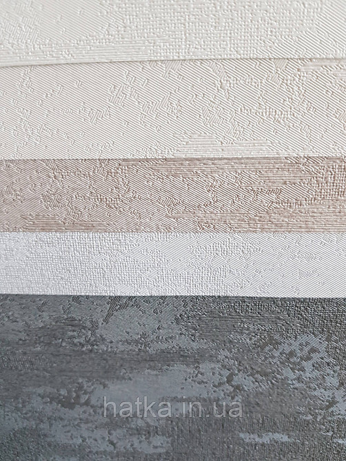 Обои метровые виниловые на флизелине Sintra Structure абстракция мазки черные с серым 445556 Киев - изображение 3