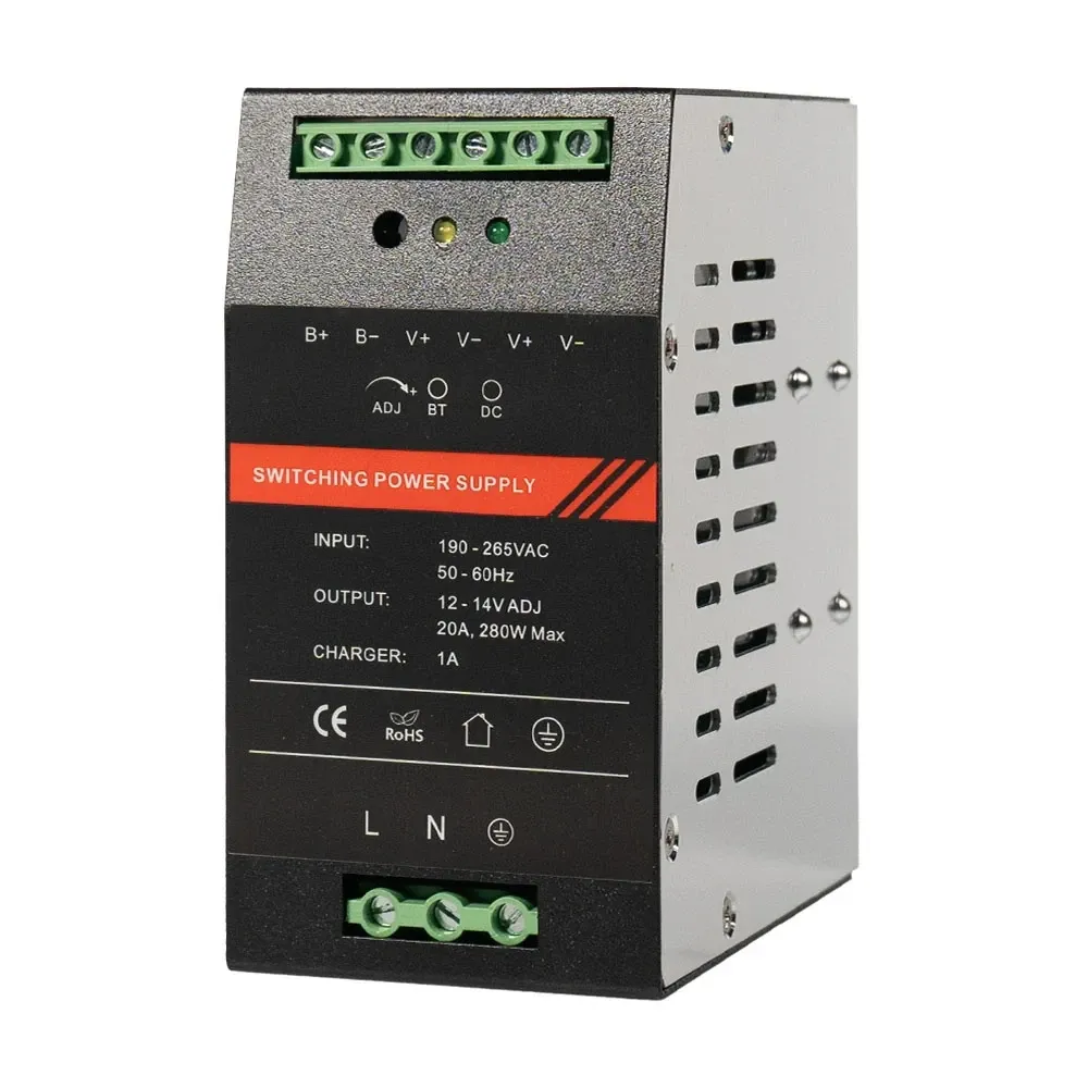 Джерело безперебійного живлення Kraft PSU-1220DIN з кріпленням на DIN-рейку (43-00110) Киев - изображение 18