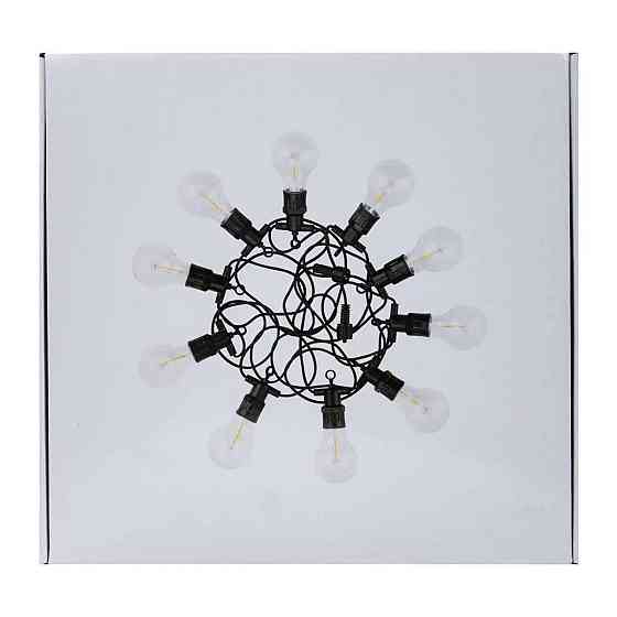 Ретро гірлянда на вулицю, 10 LED, 5 м, мультиколор Київ