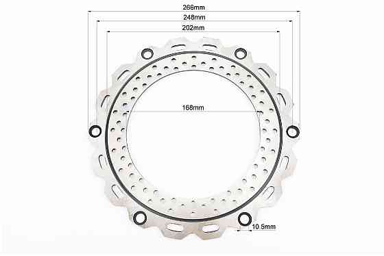 Диск гальмівний передній CR-4 Київ