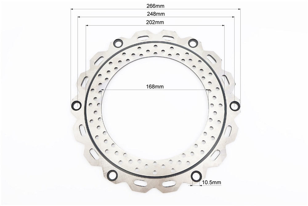 Диск гальмівний передній CR-4 Київ - фото 2