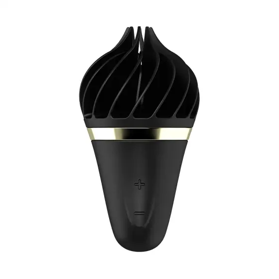 Морозиво-спінатор Satisfyer Lay-On - Sweet Treat Black/Gold, 10 режимів роботи, водонепроникний Львів