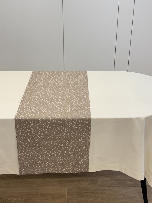 Ecotton Ранер доріжка Ecotton DUCK 45x170 см для обіднього столу водовідштовхувальна кремовий ( Коломия - фото 6