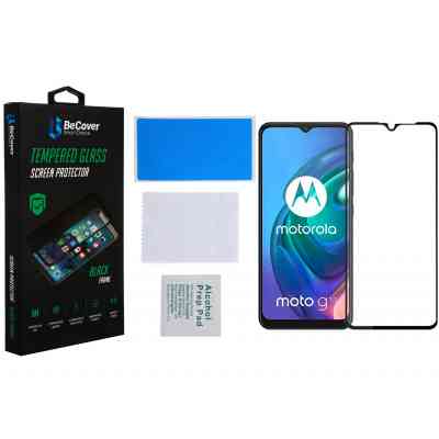 Стекло защитное BeCover Motorola Moto G20 Black (706453) Винница