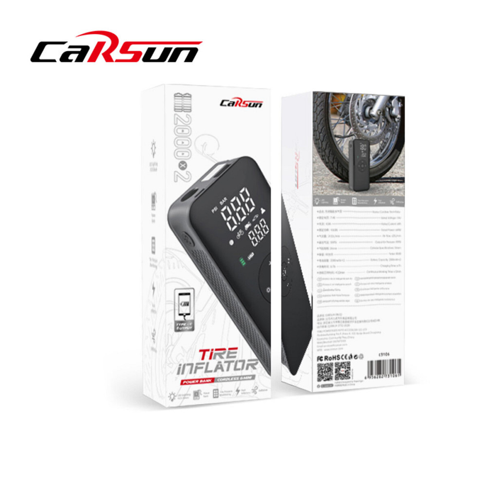 Автомобільний насос Carsun C3106 black (CSC3106) Киев - изображение 1
