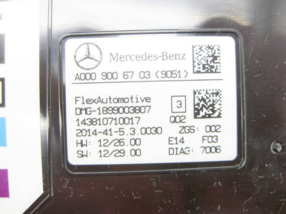 Mercedes-Benz  A0009006703 9051 Стельовий плафон панорамного даху передній чорний Одеса - фото 7