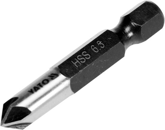 Зенкер конический по металлу YATO Ø= 6.3 мм (YT-44721) Коломыя - изображение 2