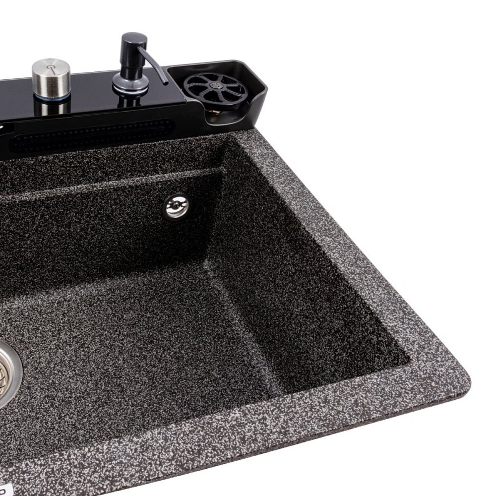 VALESO Гранітна мийка VALESO EVANORA 7546 матова Графіт Киев - изображение 6