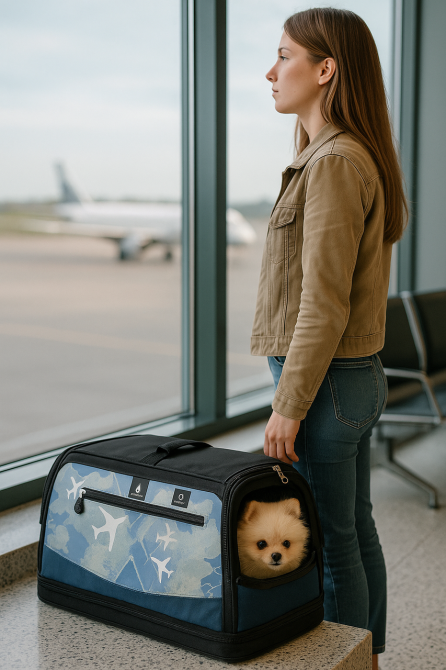 Сумка-переноска для самолета COLLAR, 48х22х23 см, до 6 кг Киев - изображение 1