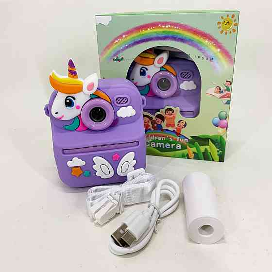Камера мгновенной печати снимков, Фотоаппарат детский с печатью, Фотокамера с мгновенной печатью фото LH-17 Львов