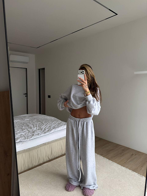 Женский повседневный костюм двойка турецкая петля Меланж Одесса - изображение 10