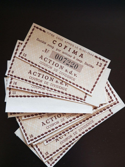 Купон облигации 1944 г Акции. (55) Полтава - изображение 1