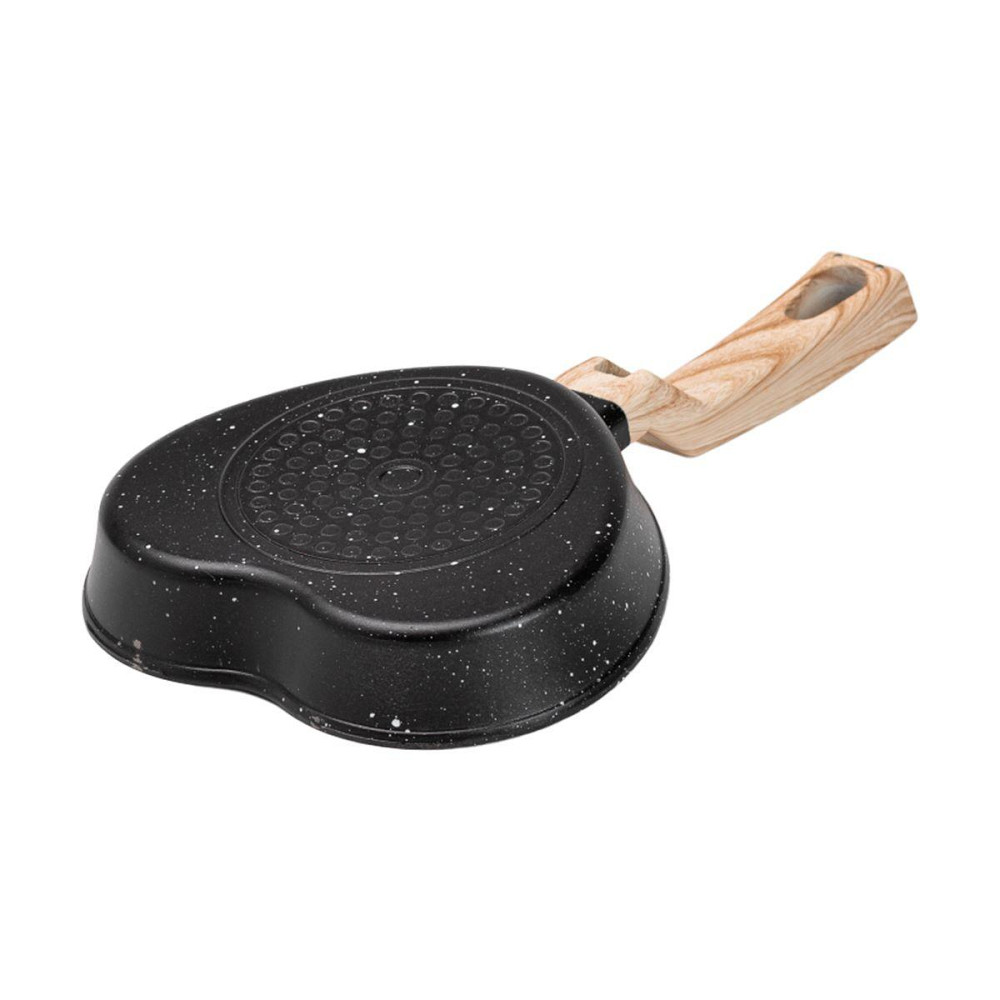 Сковорода-сердце с антипригарным покрытием черная Киев - изображение 5
