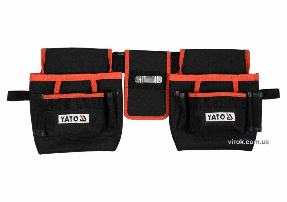 Пояс з 4 кишенями для інструментів і тримачем для рулетки YATO [10] Одесса - изображение 1