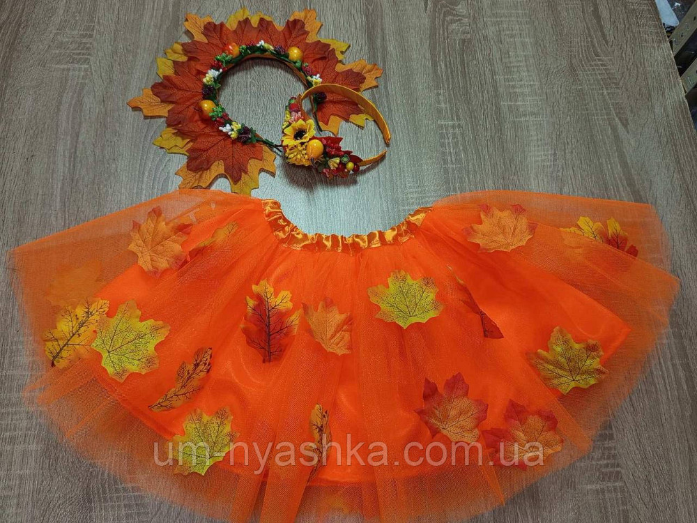 Юбка Осени с листиками осенняя юбка Кривой Рог - изображение 3