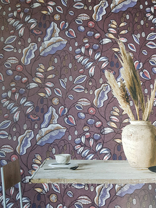 Шпалери флізелінові еко Khroma Zoom Bahia 0.53х10.05 м квіти листя різні кольори Київ - фото 7