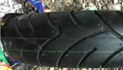 Шина мотоцикл 90/90 -10 TL Лысая -13 Мукачево