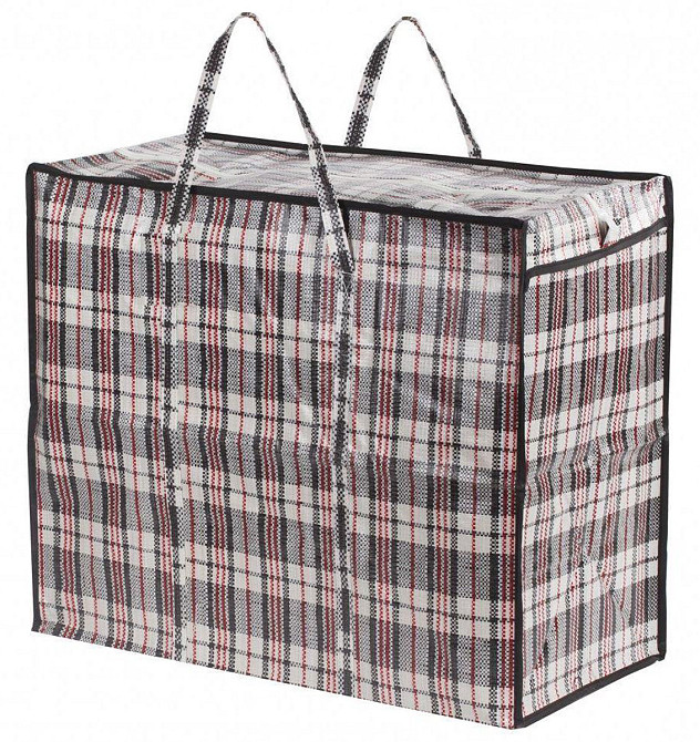 Сумка господарська Клітка №3 44х50 чорна S010713 Київ - фото 1