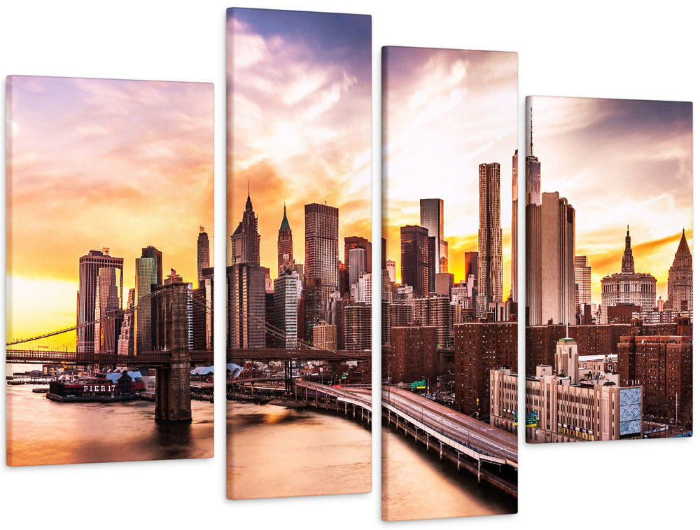 Модульная картина Город Art-126_4 99x140 см Киев - изображение 1