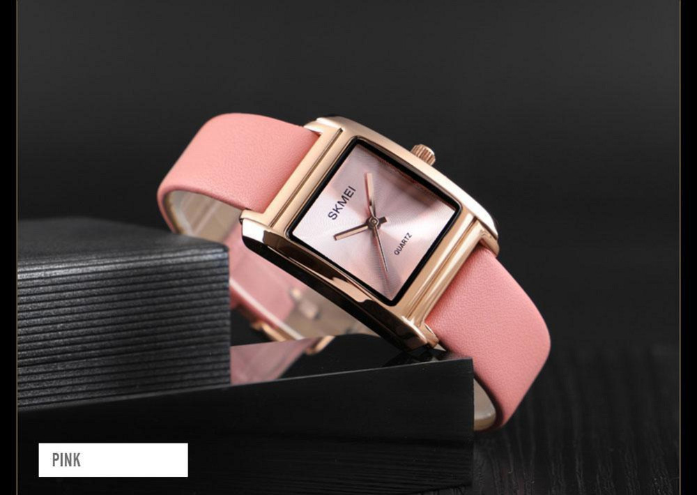 Женские классические часы Skmei 1432 (Розовые) Киев - изображение 3