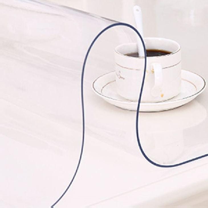 М'яке скло Прозора силіконова скатертина на стіл Soft Glass Захист для меблів 1.2х1.0 м (товщина 2мм) Вінниця - фото 1