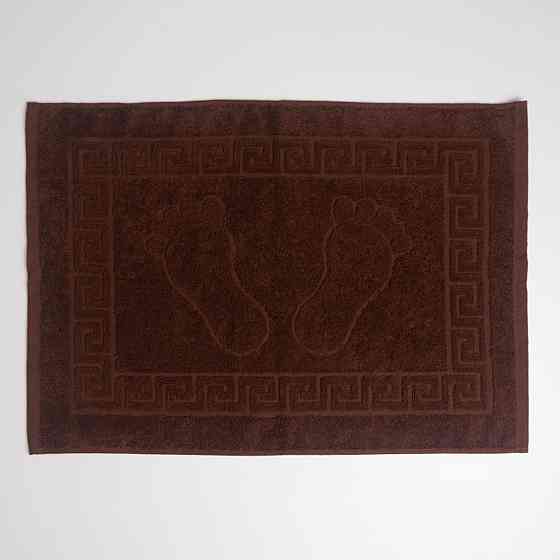 Махровое полотенце для ног GM Textile 50х70см 700г/м2 (Коричневый) Сумы