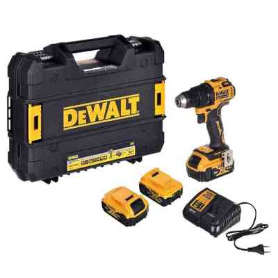 Шуруповерт DeWALT XR Li-Ion 18V, 3x5Ah, 65 Нм, 450-1650 об/хв, 1.1 кг, TSTAK, TSTAK (DCD708P3T) Вінниця
