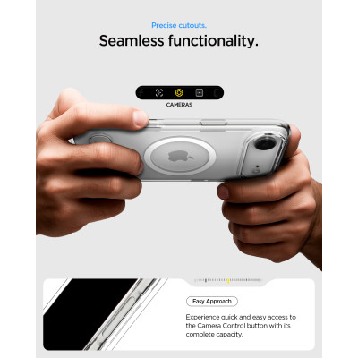 Чехол для мобильного телефона Spigen Ultra Hybrid S MagFit iPhone 17 Air Clear White (ACS09926) Винница - изображение 8