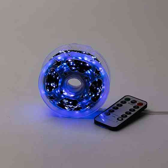 Garlando Гірлянда роса на пульті 100 метрів на 1000 led світлодіодів крапля на зеленому дроті с Коломия