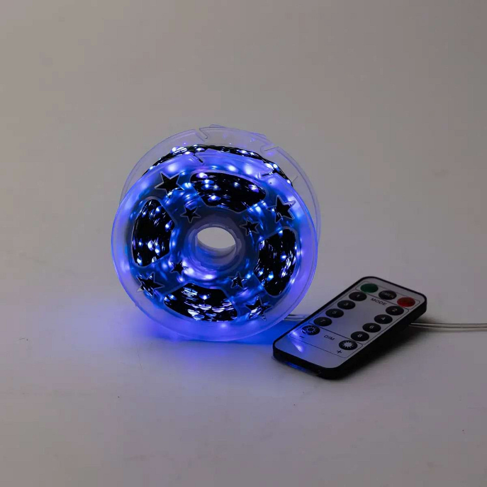 Garlando Гірлянда роса на пульті 100 метрів на 1000 led світлодіодів крапля на зеленому дроті с Коломия - фото 2