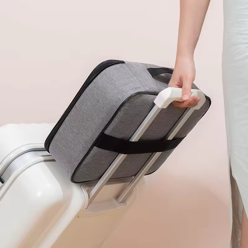 Сумка-органайзер для документов с замком водонепроницаемая на 3 отделения,серая Каменец-Подольский - изображение 2